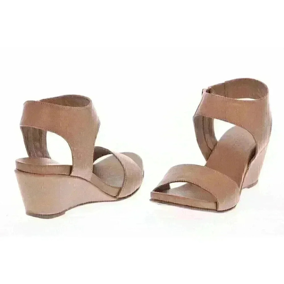 Ethem For Australia 6100 Women's Hat Taupe Nappa Leather Sandals Sz 9.5 US $158 - Picture 4 of 7